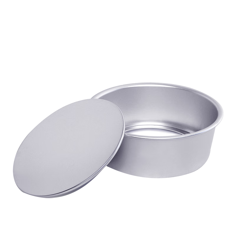 Jekero Anodized Cake Mold, Round Chiffon Basque Baking Mold, 4-Inch, Set of 2