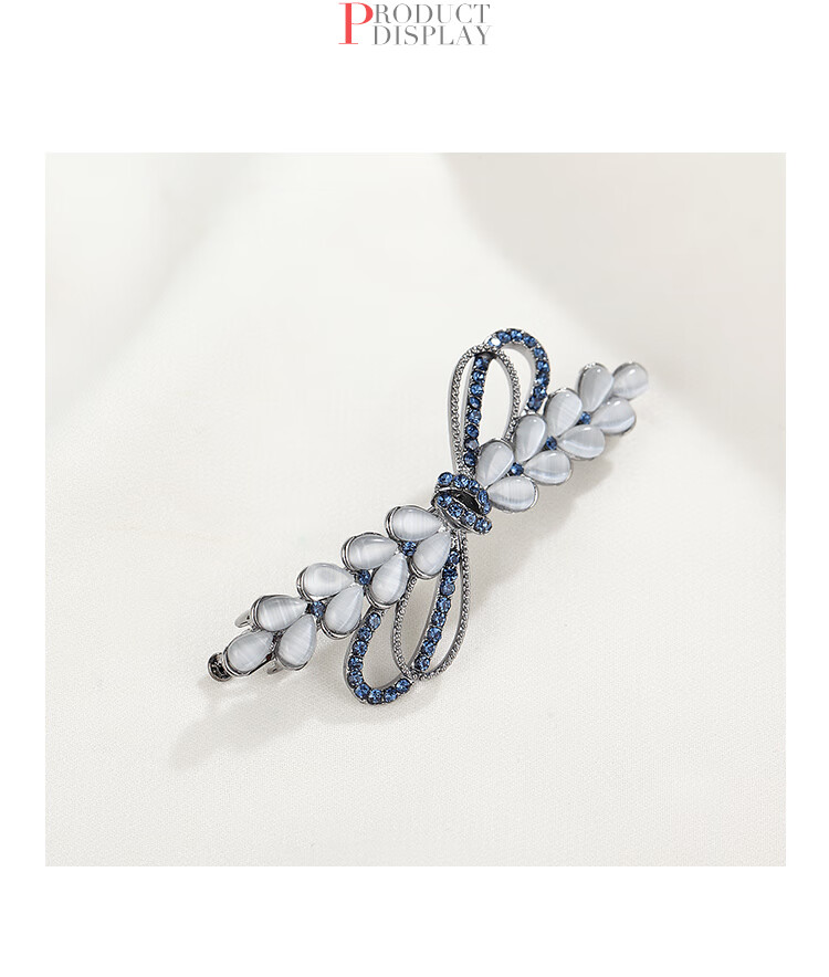 CHIMERA Wheat Ear Hair Clip, Straight Bar Clip for Back of Head, Hair Accessory, High-End Hair Clip, Hair Pin, Mid-Autumn Festival Gift 5