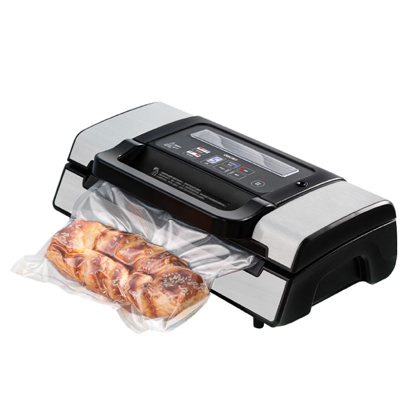 Deli Large Commercial High-Suction Vacuum Sealer, Food Packaging Machine, Automatic Vacuum Sealer, Dual-Use for Dry And Wet Foods, Home Use Vacuum Preservation And Sealing Machine