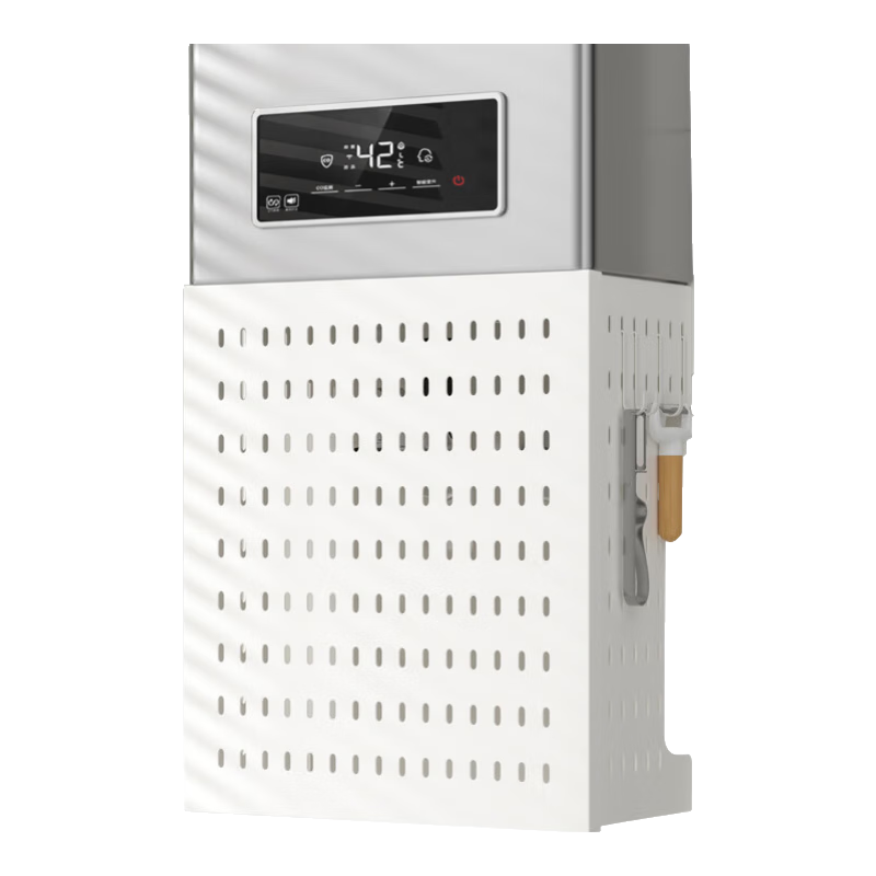 Baizi Hot Water Heater Cover [Customizable] No-Drill Pegboard Storage Rack Gas Pipe Concealer