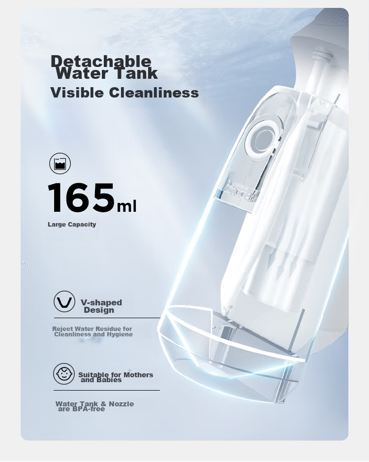 WaterPik [Professional Flagship] Medical-Grade Water Flosser GS10PRO Clean White Portable Dental Irrigator Prevents Tartar Birthday Gift 16
