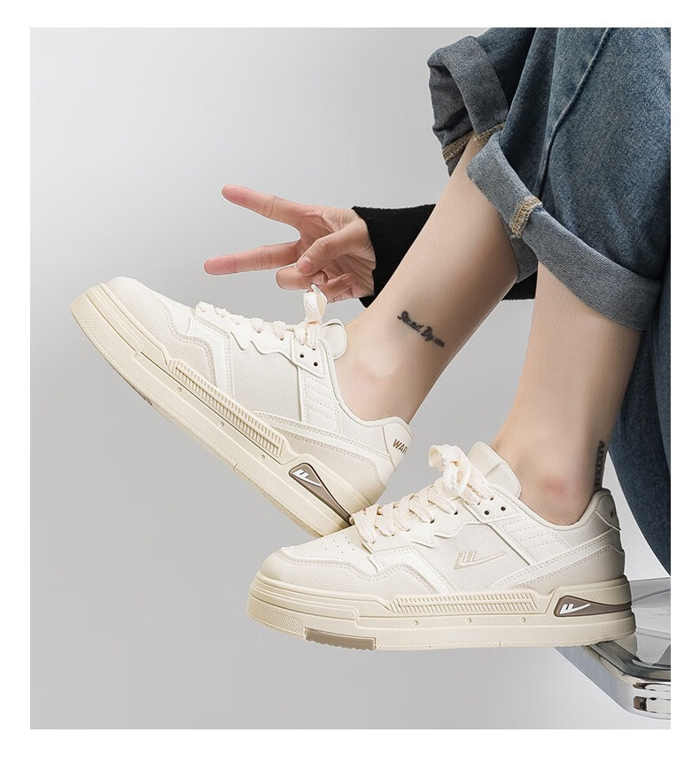 Huili Women's Shoes, White Sneakers, Trendy And Versatile Casual Shoes, Stylish Footwear for Women, 2662L White And Purple, Size 35 10