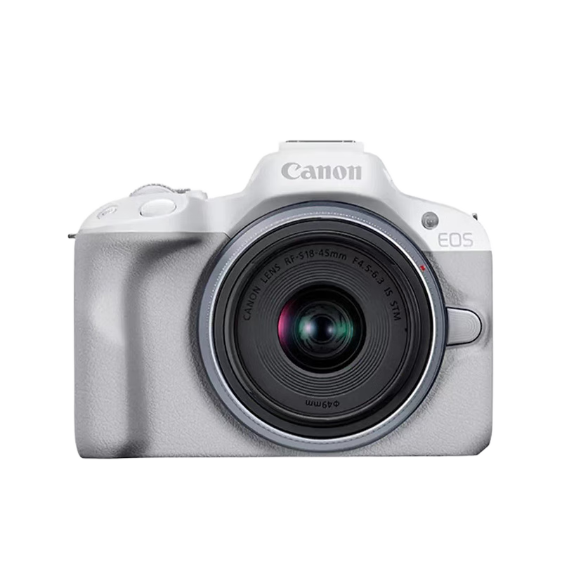 Canon R50 Entry-Level Mirrorless Camera for Vlogging, 4K HD Video Recording, Self-Photography, APS-C Mirrorless, Student Travel And Home Use, Street Photography Kit