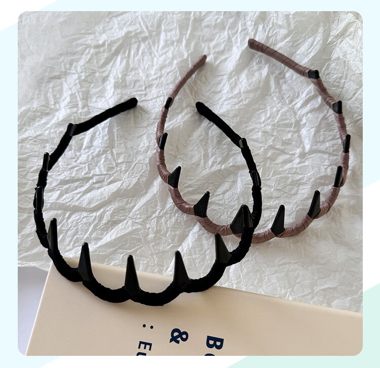 CHIMERA 2 Pieces Non-Slip Bangs Hair Clip, High Crown Headband, Hair Accessory, Women's Hair Ornament, Mid-Autumn Festival Gift 5