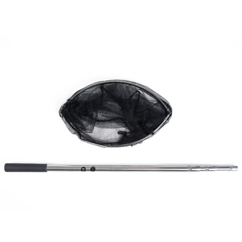 Renniaofei Fishing Net, 2.1m Stainless Steel Telescopic Pole, Portable Fish Catching Net, Rubber Handle, Angling Supplies