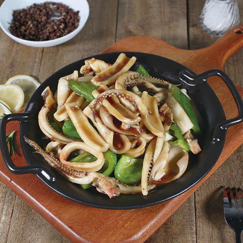 初鲜鲜冻大鱿鱼2-4条净重1.2-1.3斤 铁板鱿鱼火锅烧烤食材 软足类送礼