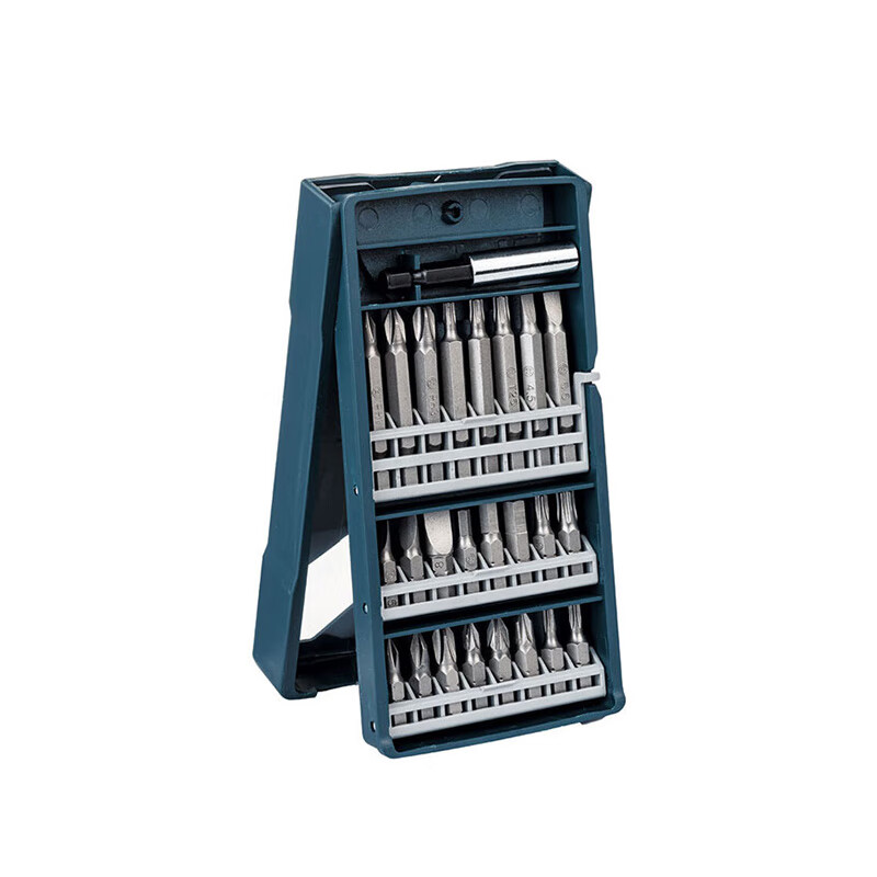 BOSCH Screwdriver Bit Set for Furniture And Appliance Repair, Toy Disassembly, Alloy Steel Material, 25 Pieces "X" Shape Boxed