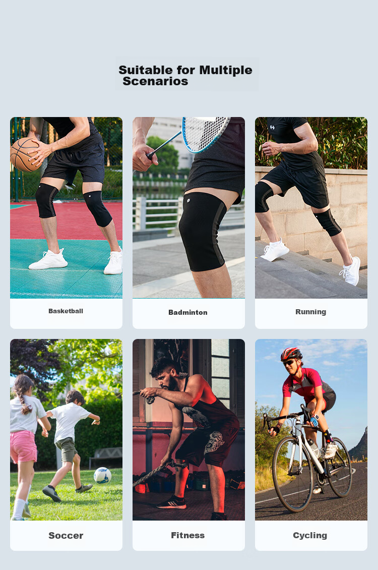 JD Original X100 Knee Brace, Professional Sports Support, Warmth, for Running, Basketball, Badminton, Hiking, Meniscus Protection, Specialized, Black M 20