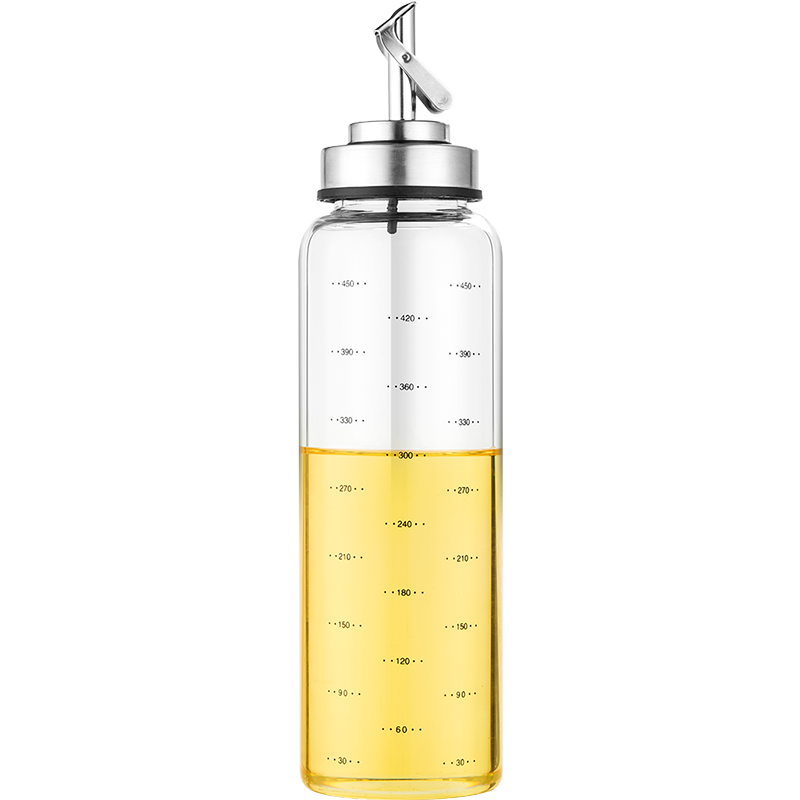 Newair Glass Oil Dispenser with Automatic Opening And Closing, Leak-Proof Kitchen Home Oil Bottle, Oil Container for Sesame Oil, Soy Sauce, Vinegar, And Seasoning