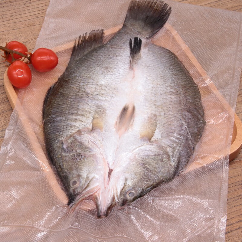 仙泉湖三去尖吻海鲈鱼1斤单条冷冻净膛金目鲈肉厚海鲜水产生鲜食材