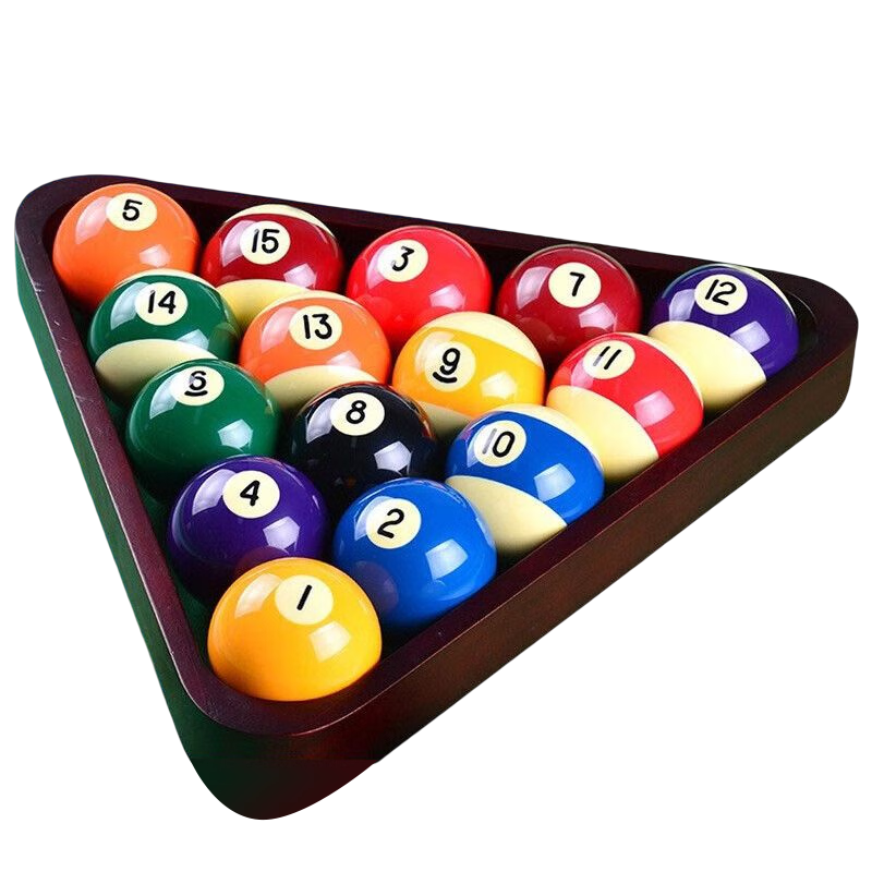 Duweike Billiard Balls, Black Eight Crystal Snooker, Chinese Pool, Cue Ball Training Set, 5.72CM
