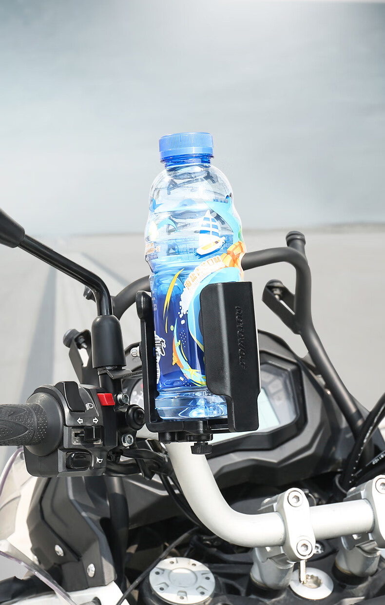 MOTOWOLF Electric Motorcycle Bicycle Water Bottle Holder, Scooter Cup Holder, Cycling Fixed Mineral Water Bottle Clamp, Adjustable Size Cycling Equipment 4