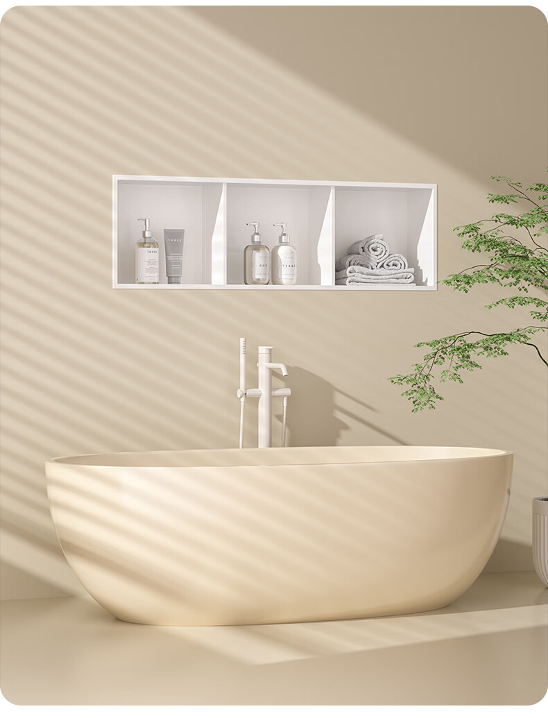 Baizi Stainless Steel Wall Niche, Bathroom Storage Shelf, Customizable, Recessed TV Wall Niche, Toilet Wall Niche 13