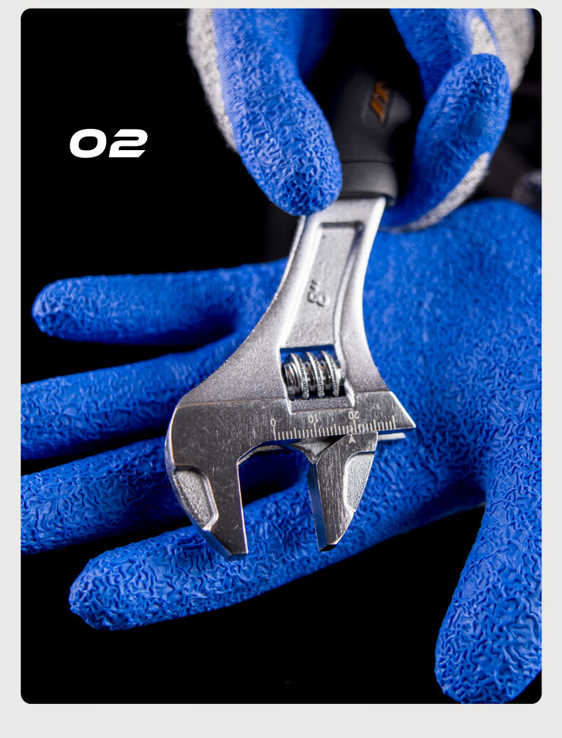 NXG Level 5 Cut-Resistant Gloves, Latex Anti-Slip Wear-Resistant Thickened Work Gloves, Anti-Cutting Construction Site Labor Protection Glass Handling Protective Gloves X03-M Size 5