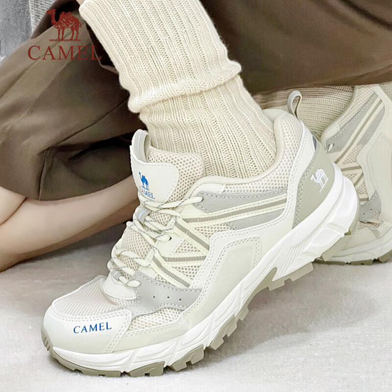 CAMEL Hiking Shoes, Water-Resistant, Lightweight Outdoor Sports Shoes, Couple Style, Professional Trekking Shoes, F13A097031