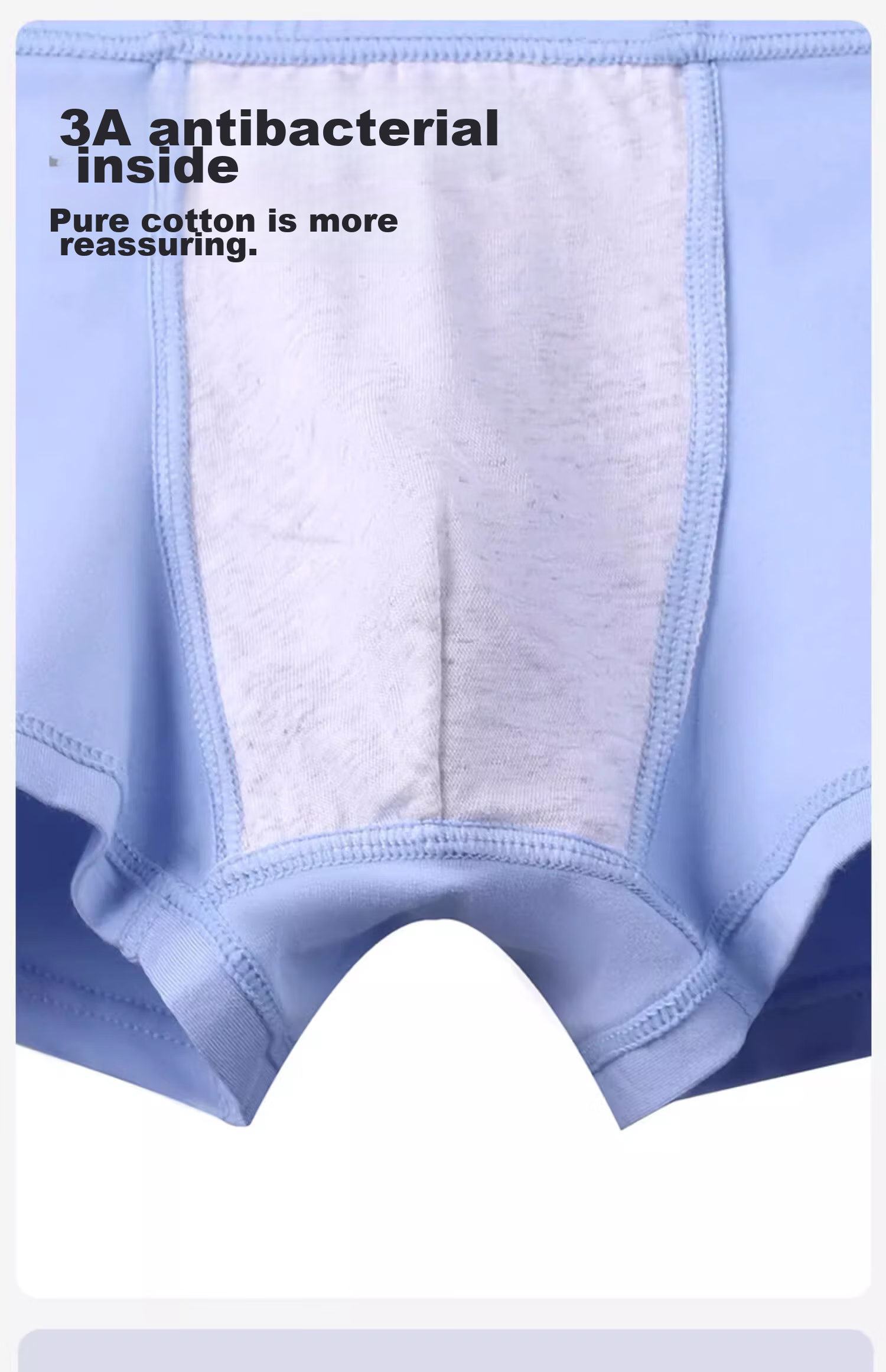 LangSha Boys' Cotton Underwear, Plain Color Boxer Briefs, Class A Standard, Big Boys' Breathable Comfortable Shorts, Size 110 7