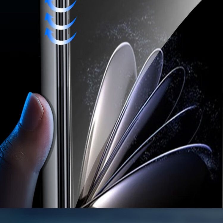 ESCASE Xiaomi MixFold3 Tempered Glass Screen Protector for Fold2 Phone, Foldable Screen Front Film, Outer Screen Curved Full Coverage Ultra-Thin Shatterproof Glass Film, Fingerprint-Resistant High-Definition Protective Film 6