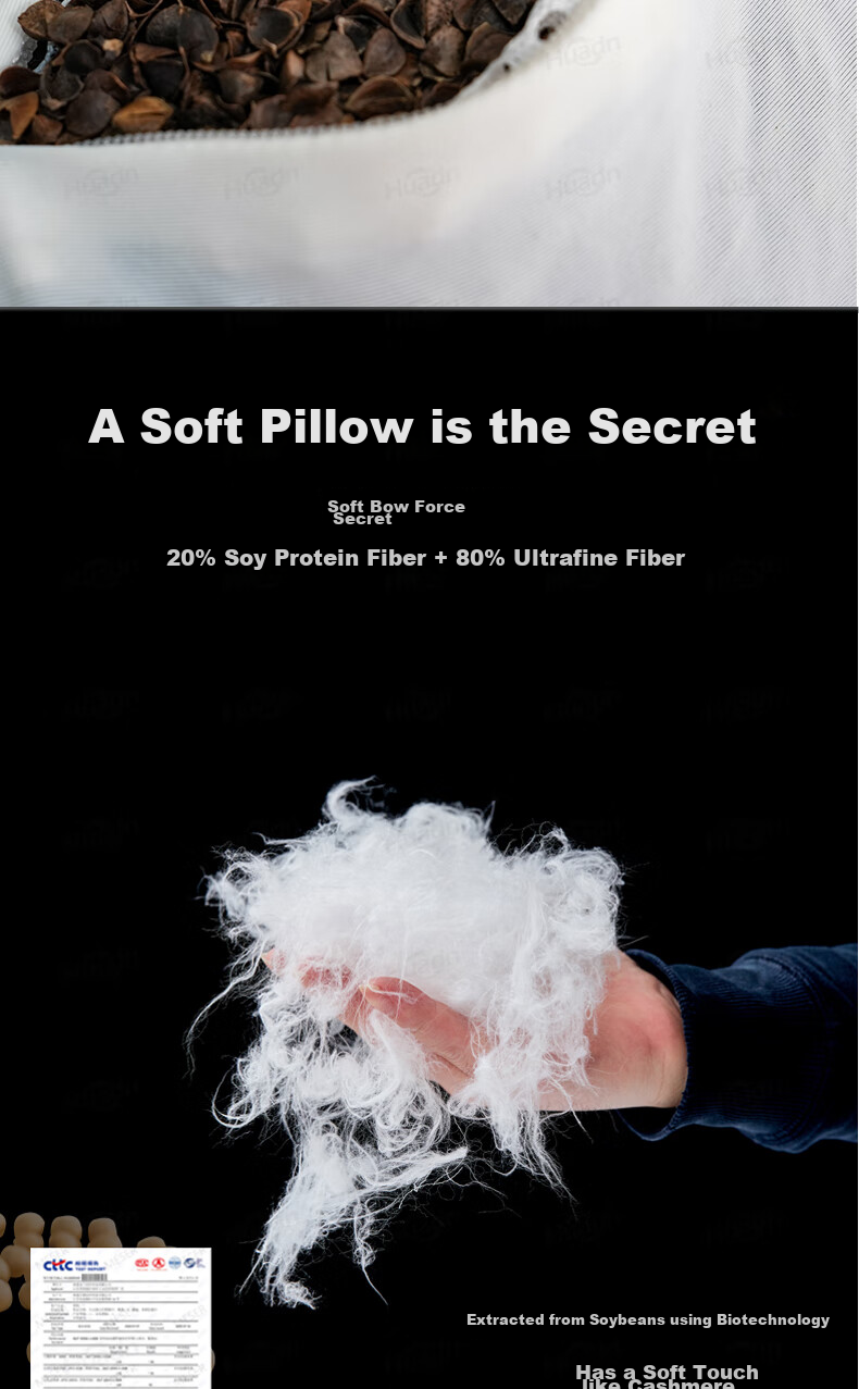 Huadn Buckwheat Pillow, Cervical Pillow, Neck Support Pillow, Cervical Spondylosis Deep Sleep Specialized Single Adult Summer Pillow, Summer Pillow Core 12