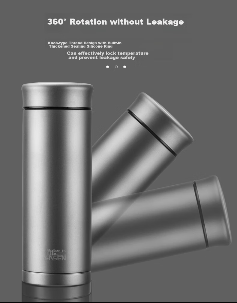 Shuiyisheng Titanium Cup Pure Titanium Insulated Mug for Men, Mild Alkaline Water Cup, High-End Business Tea Infuser Cup, Portable Health Cup with Engraving 13