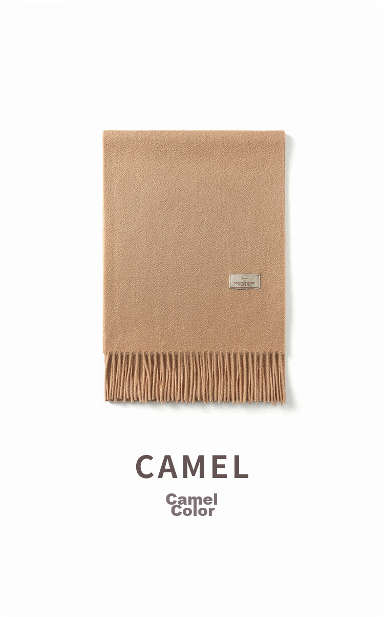 JIUMU 100% Cashmere Scarf for Women, Autumn And Winter Shawl, Warm Neck Wrap, Gift for Girls, Mid-Autumn Festival Birthday Present, Gift Box Set 19