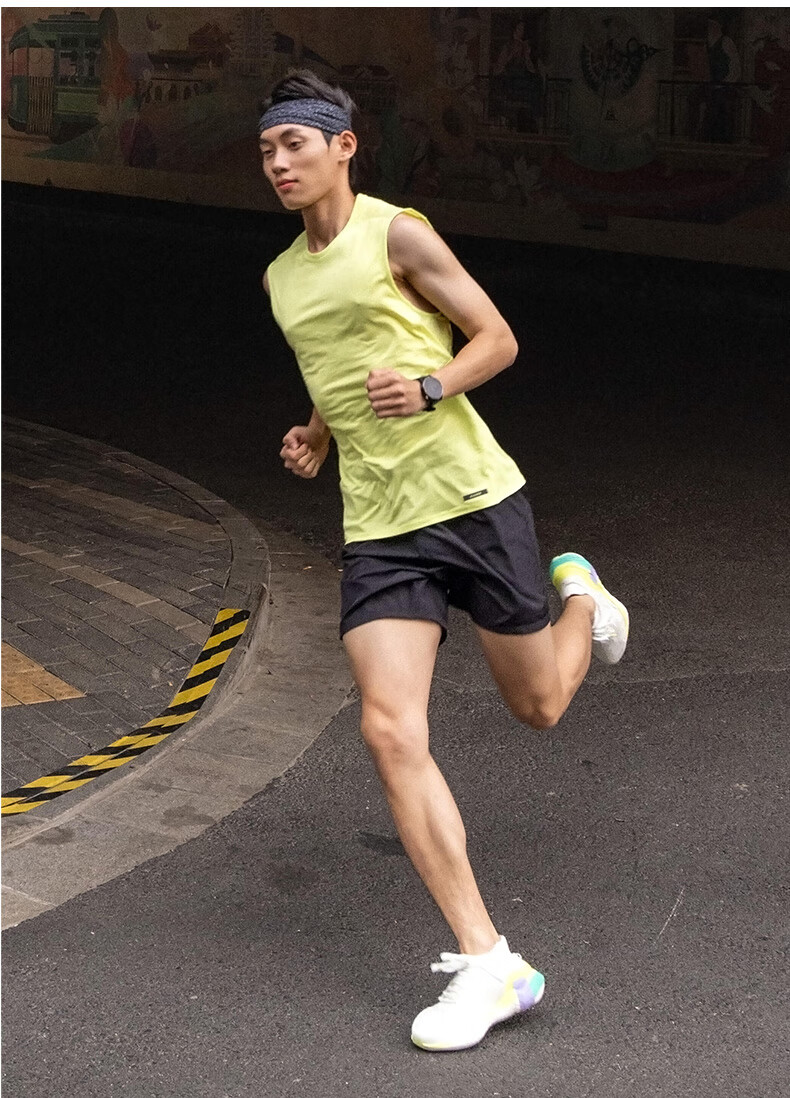 DECATHLON Sports Vest, Running And Fitness Set, Quick-Dry Sleeveless Shirt, Ice Silk Track And Field Training Suit, 5218205 11