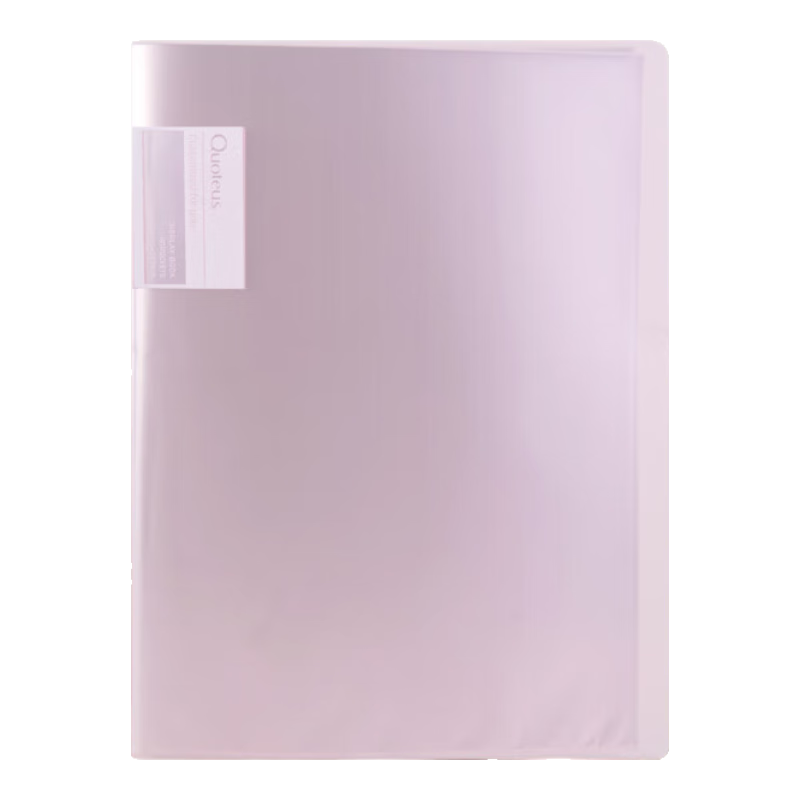 Deli A4/40-Page Document Folder, File Insert Pockets, Certificate Collection Folder, Pregnancy Check-Up Organizer, Prenatal Report Organizer, Sheet Music Folder, Student Office Supplies, 72556 Red
