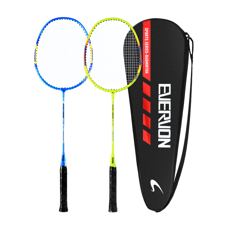 ENPEX, A Brand Under Leshi, Aiwuwang Badminton Racket for Adults, Double Rackets, Ultra-Light And Durable, Pair of Rackets EFL-300+301, Candy Color