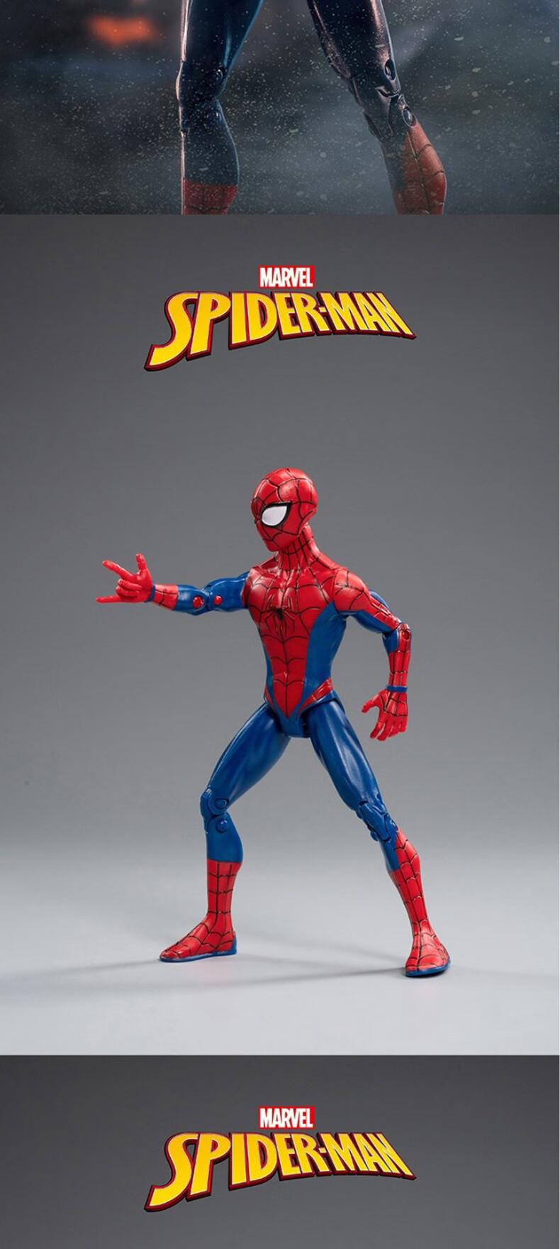 Marvel 7-Inch Classic Spider-Man Articulated Action Figure, Boy's Birthday Gift 11