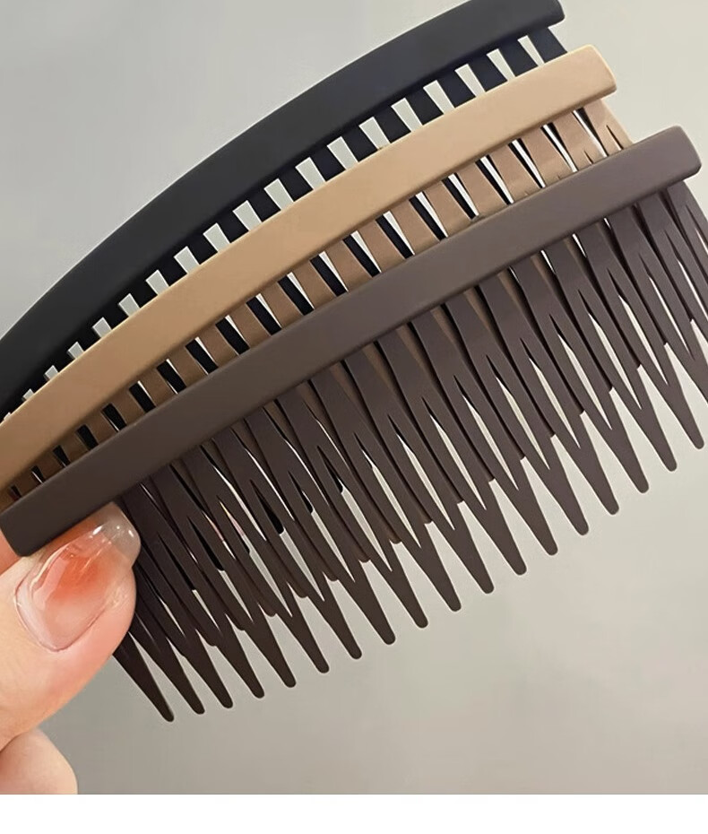 Xiangwan Hair Comb Set of 3 for Women, Bangs Styling Tool, Hair Clip, Ponytail Holder, Mid-Autumn Festival Gift 12