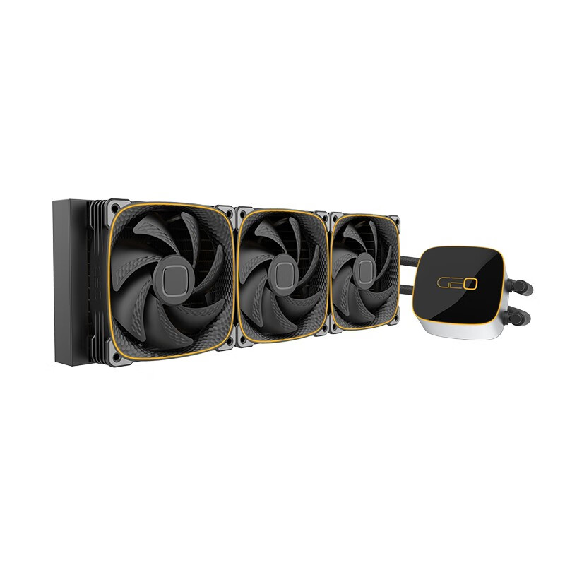 GeometricFuture Eskimo Pro 420 Black Integrated CPU Liquid Cooler 420 Radiator INTEL AMD Dual Platform ARGB Lighting