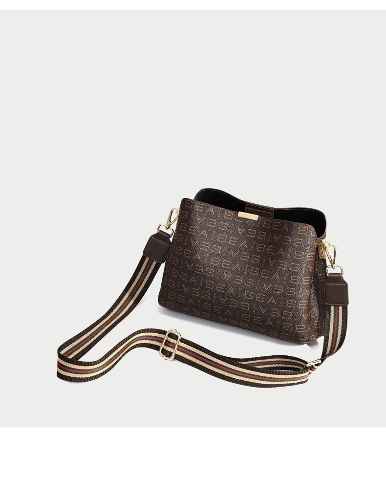 Aiqinghai Handbag, Women's Crossbody Bag, High-End Brand Shoulder Bag, Large Capacity, Light Luxury, Birthday And Mother's Day Gift, Practical Present for Mom 12