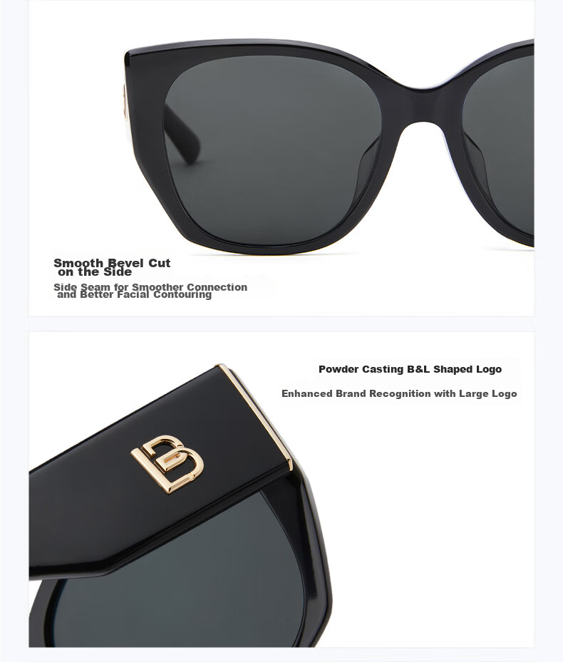 BOLON Sunglasses, Cat-Eye Polarized Style, Yang Zi's Same Model, Driving UV Protection Sunglasses, Trendy for Men And Women, BL3195C20 5