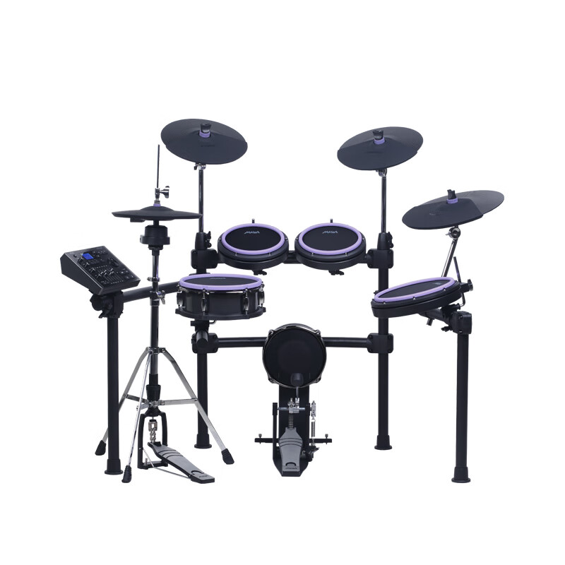 MEDELI Electronic Drum MZ726 Mesh Cavity Drum Adult Stage Performance Playing Electric Drum (Five Drums Four Cymbals)