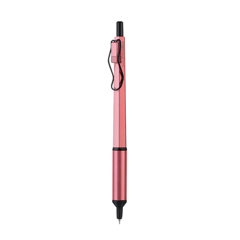 Uni Mitsubishi Ballpoint Pen with Metal Grip, Low Center of Gravity for Office And Business Use, Medium Oil Pen SXN-1003 0.38mm Berry Pink Barrel