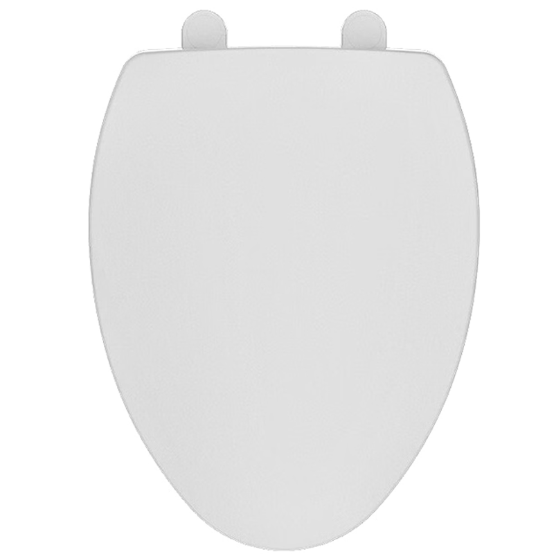 HEGII Toilet Seat Cover, Universal Thickened Slow-Close Toilet Seat, Standard Toilet Ring, Bathroom Accessories, V-Shaped E04 Model