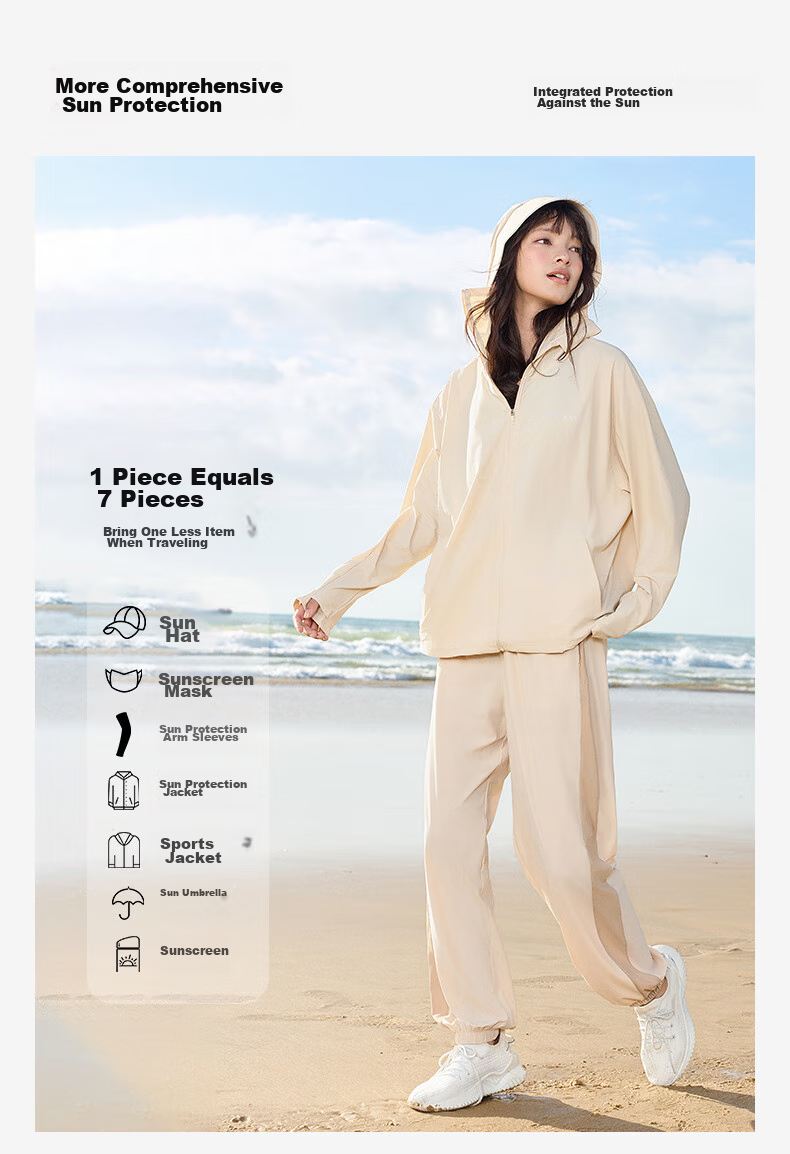 MOLY VIVI Women's Sun Protection Clothing, Summer Ice Silk Sun Protection Garment, UV-Resistant Outdoor Lightweight Couple Sunshade Jacket, Magic Vivy 11