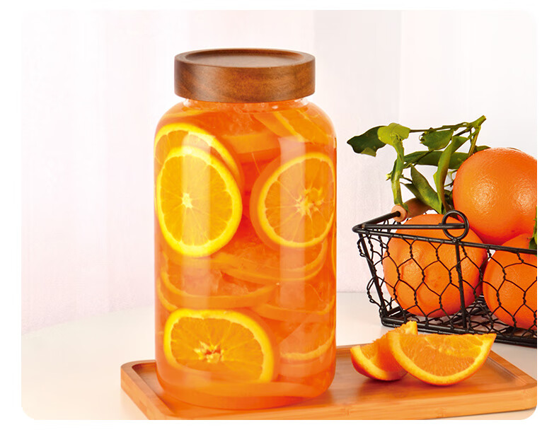 Scybe Infusion Jar, Airtight Container, Heat-Resistant Glass Sealed Jar, Specialized Bottle for Infusing Liquor, Pickling Glass Jar, Lusi 1800ml 11