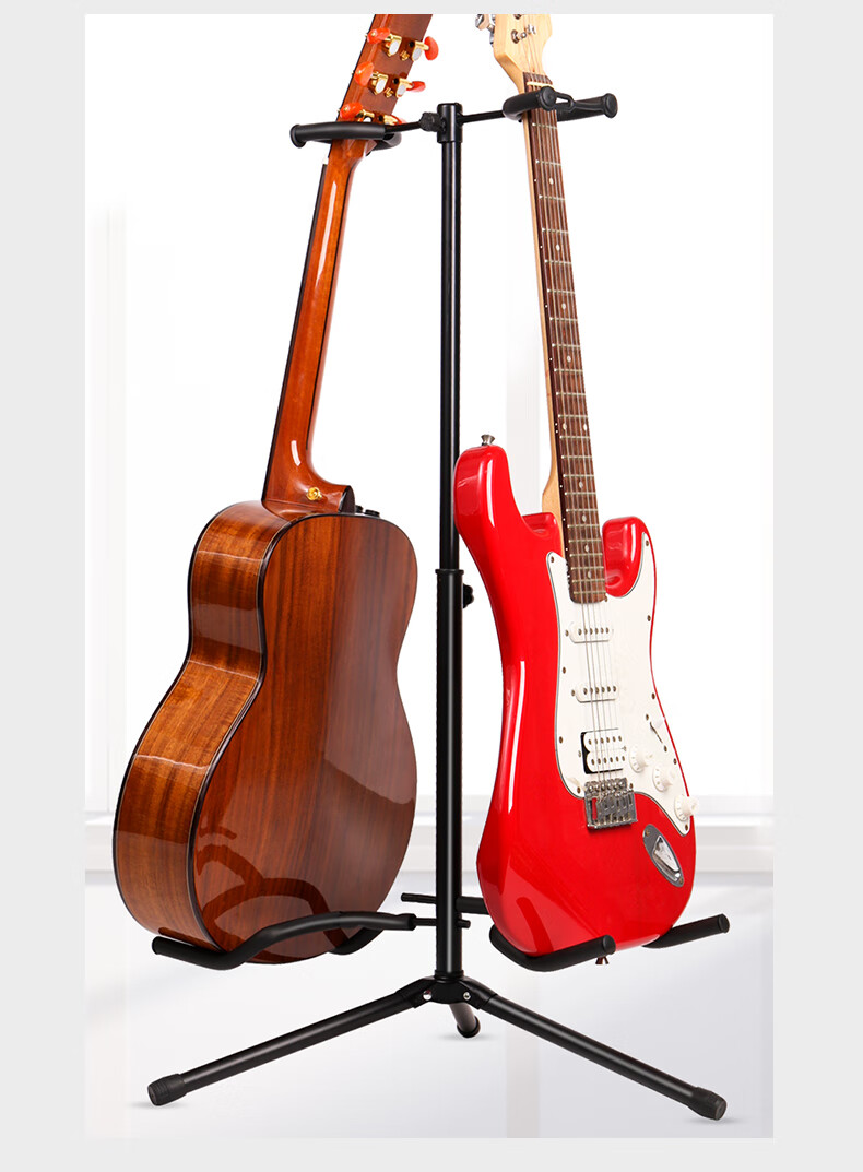 Minsine Guitar Stand A Frame Floor Stand for Lute, Ukulele, Electric Guitar And Bass Universal Support Stand 11