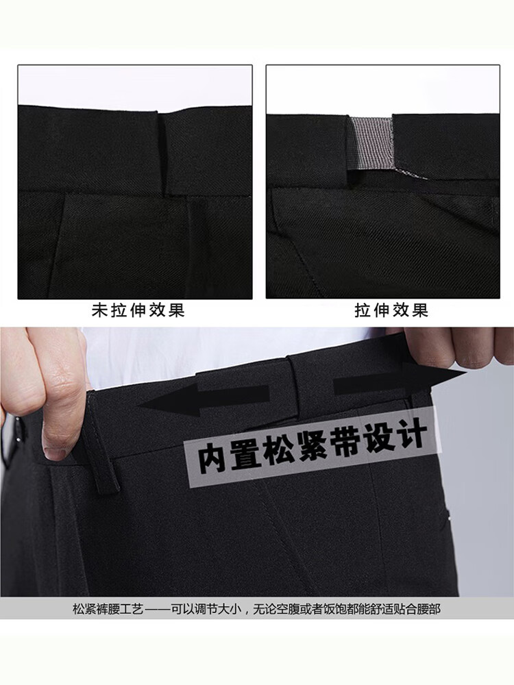 Ayoupang Large Size Suit for Men, Business Wedding Groomsman Formal Wear, Navy Blue Single Suit, 3XL/190 (180-195 Jin) 26