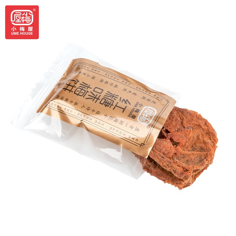 小梅屋 休闲零食 无核话梅干 梅子干 红糖味梅饼50g 独立包装