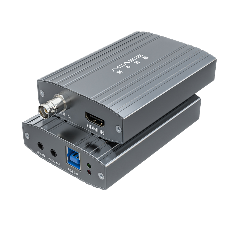 Acasis Video Capture Card HDMI/SDI Live Streaming HD Recording Broadcast-Grade Medical Equipment Compatible with Camcorders DSLR Cameras for Live Streaming And Remote Teaching Video Recording U3 SDH