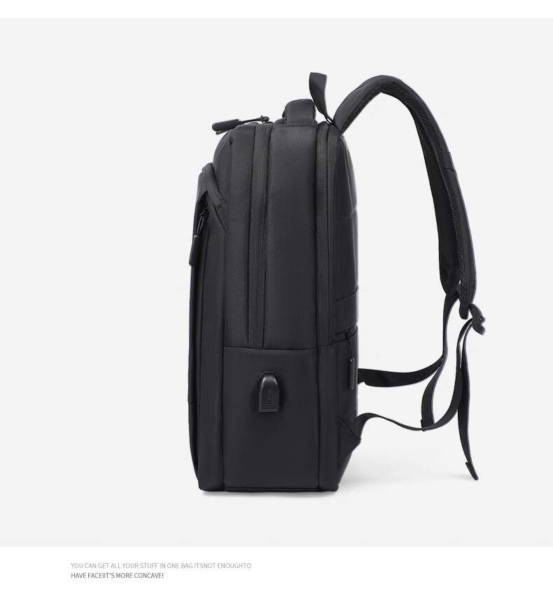 Viney Backpack, Men's School Bag, Travel Business Laptop Bag, Large Capacity, for Middle And High School Students, with A Sophisticated Feel 8