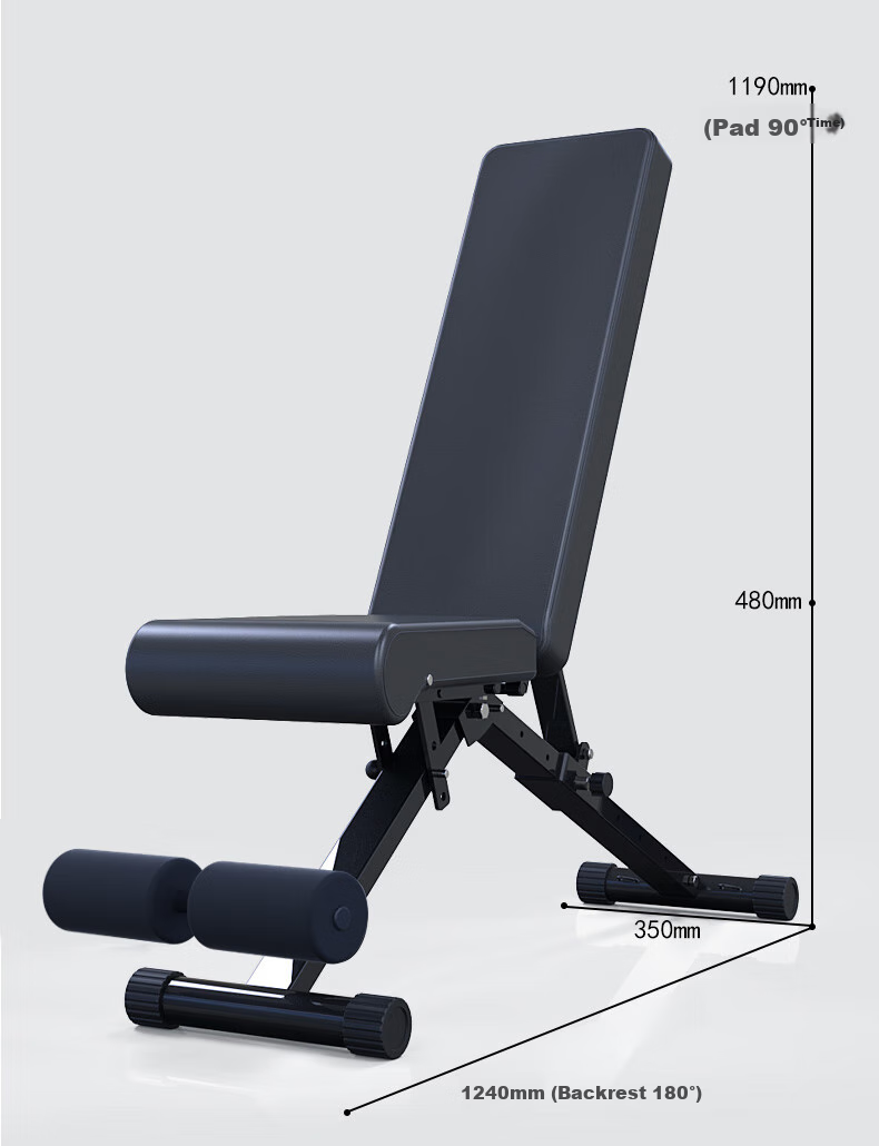 GK Multifunctional Folding Dumbbell Bench, Fitness Chair, Fly Bench, Sit-Up Board, Home Gym Equipment, Bench Press Fitness Bench 1