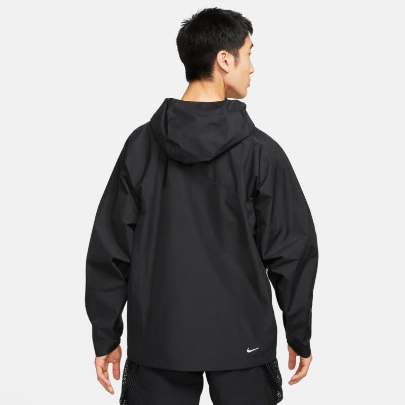 NIKE ACG Men's Hooded Jacket, Windproof And Water-Resistant, Outdoor Sports Windbreaker DV9416-010 Black L 2