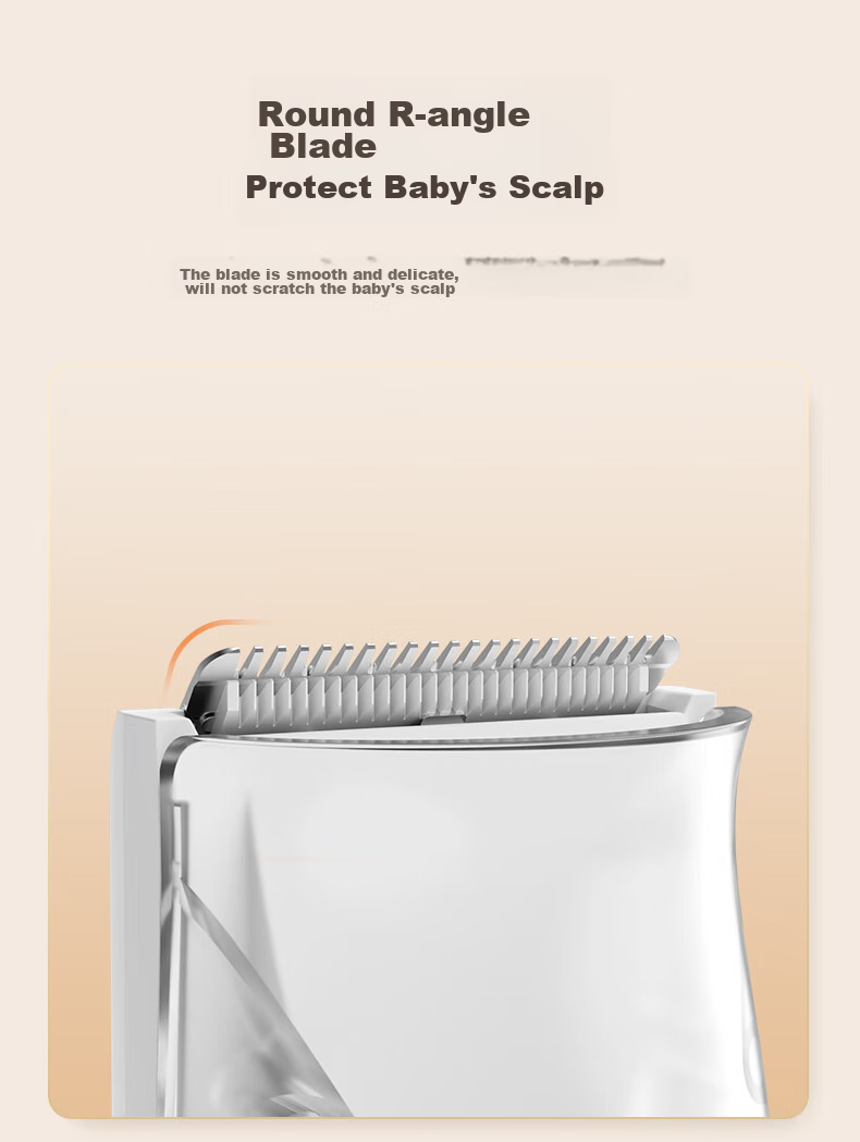 LUSN Baby Hair Clipper, Ultra-quiet, Automatic Hair Suction, for Children And Infants, Specialized Electric Shaver for Trimming Hair 7