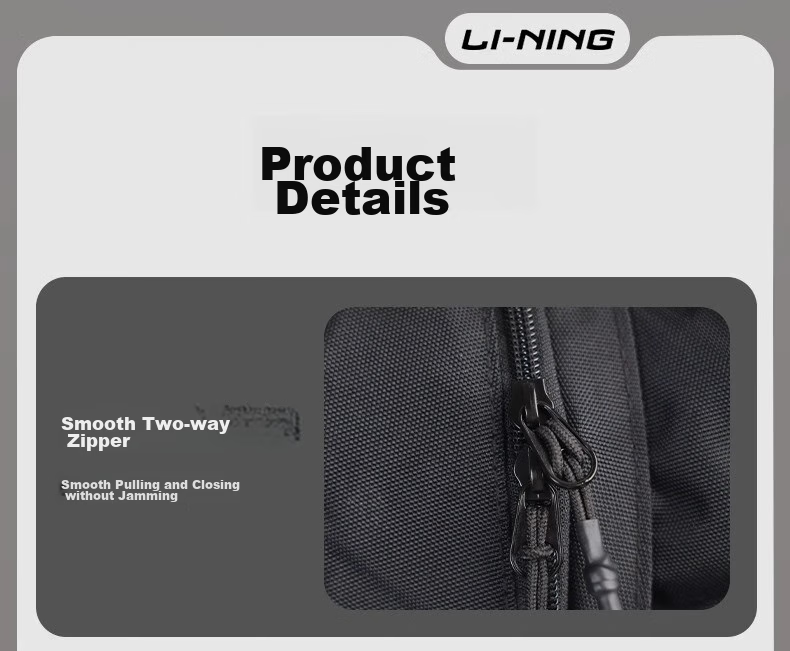 Li-Ning Backpack, Unisex School Bag with Large Capacity, for Middle And High School Students, College Students, Men's Laptop Sports Travel Bag 21