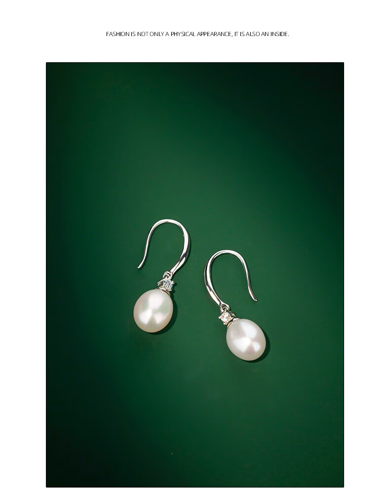 Qlady Baroque Pearl Stud Earrings for Women, Luxury High-End 2026 New Style Elegant Silver Needle Earrings, Birthday Gift 3