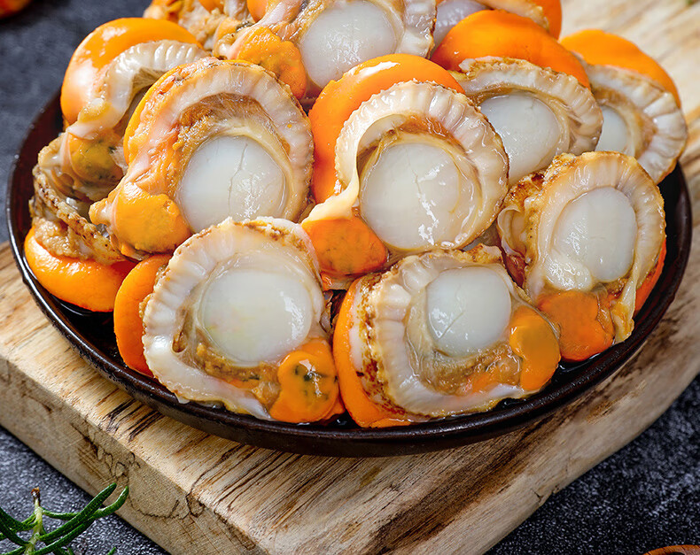 [五莲扶贫馆]新鲜冷冻扇贝肉蒜蓉粉丝扇贝生鲜贝类海鲜烧烤 2kg