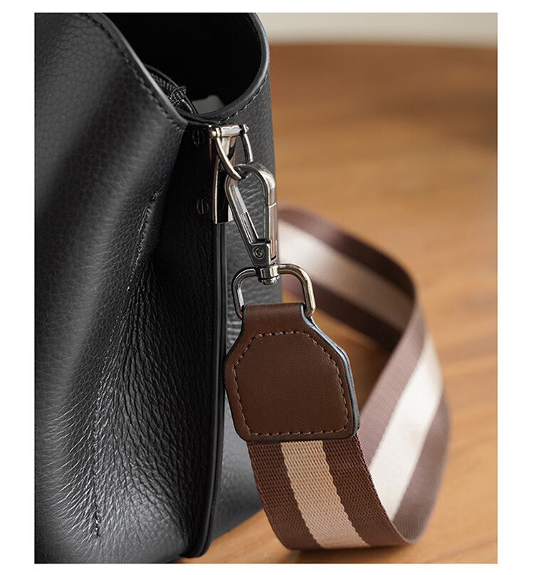 Laorentou Top-Grain Leather Women's Handbag, Large Capacity Mom Bag, Shoulder Crossbody Bag, Girlfriend Valentine's Day Gift for Wome 9