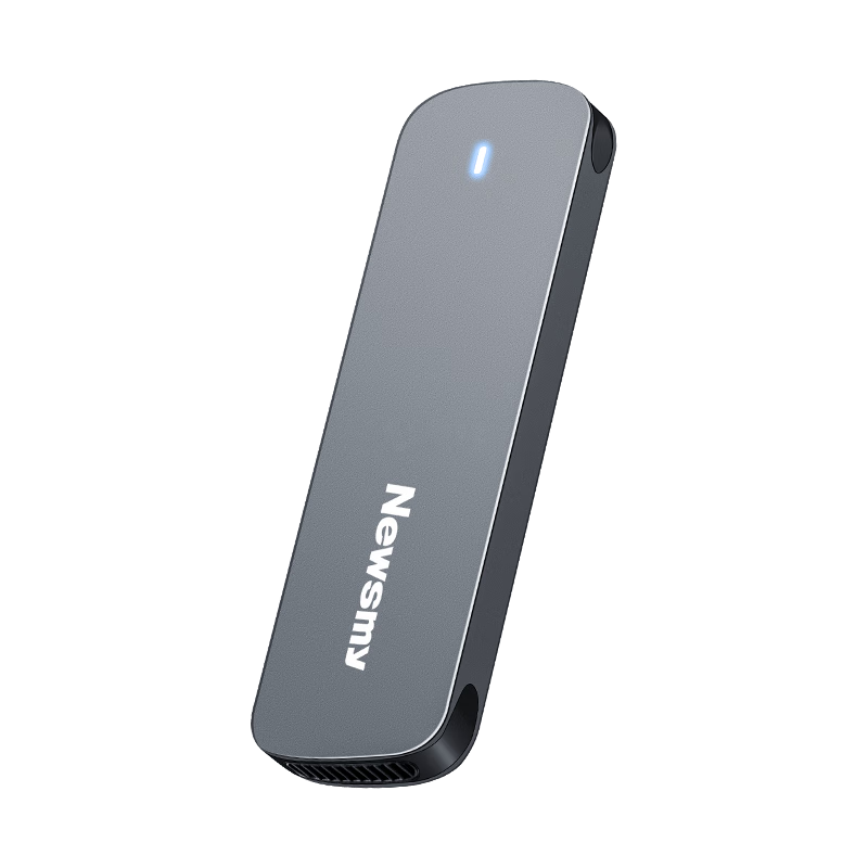 Newsmy M.2 NVMe SSD Enclosure SD01 USB 3.1 External SSD Hard Drive Case Metal Body High-Speed Read and Write
